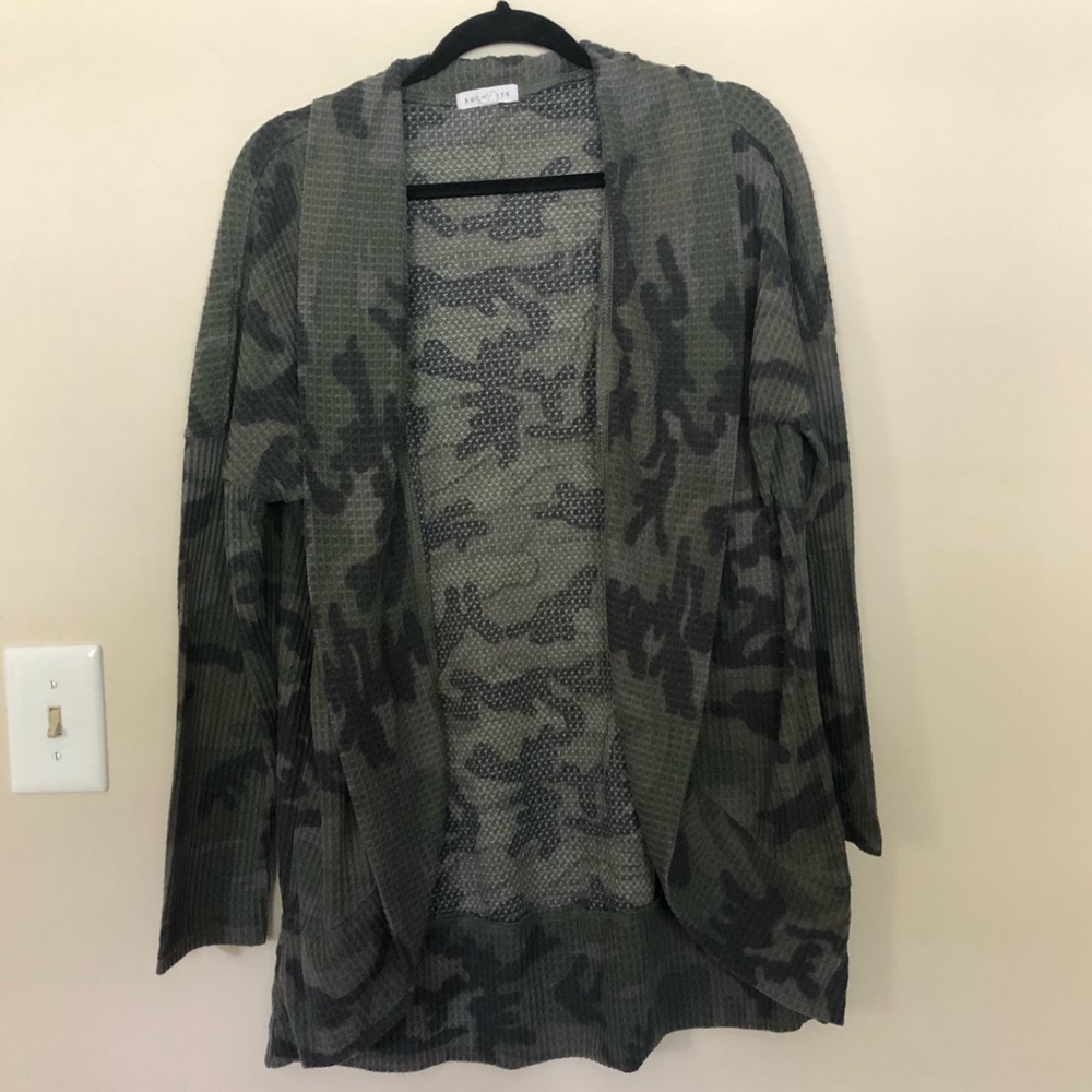 Camo Cardigan